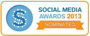 Social Media Awards - Nominated badge 2013